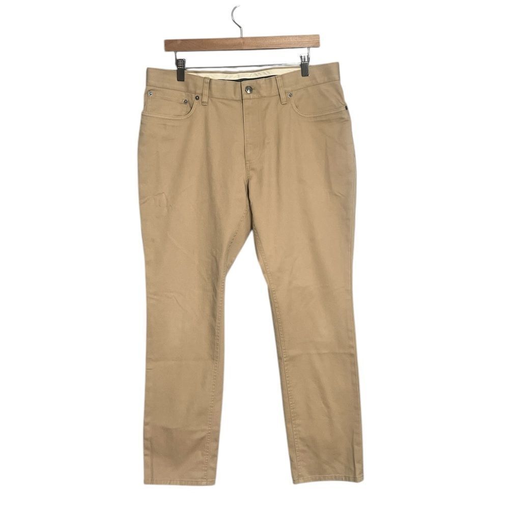 Brooks Brothers advantage chino stretch pants size 35/30 tan‎ preppy career wear